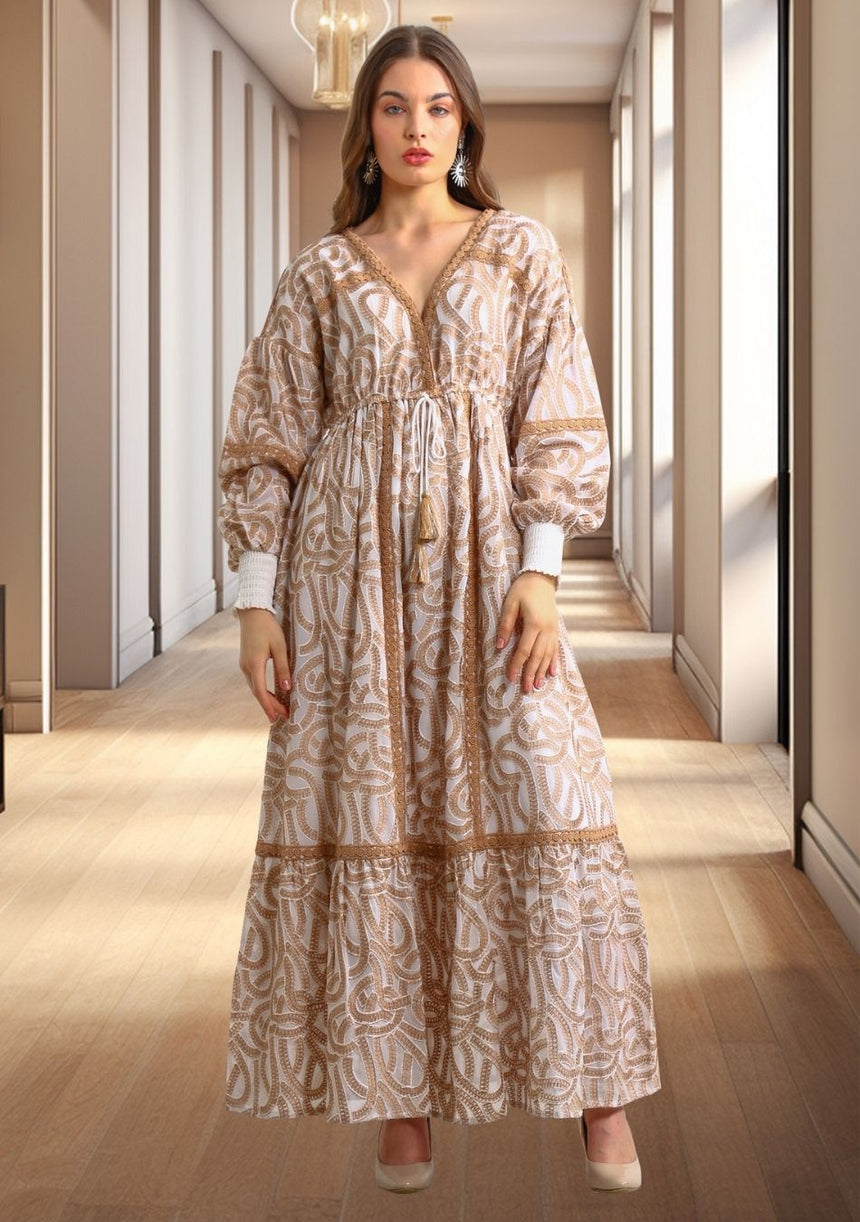 ibBan Women's Maxi Dress Hazal | Artisan | One Size
