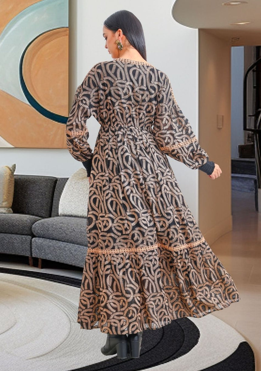 ibBan Women's Maxi Dress Hazal | Artisan | One Size