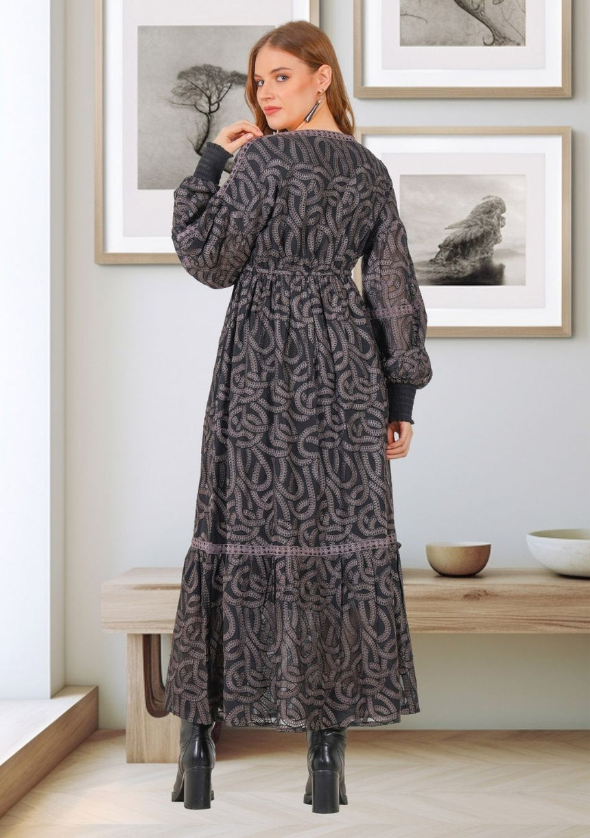 ibBan Women's Maxi Dress Hazal | Artisan | One Size