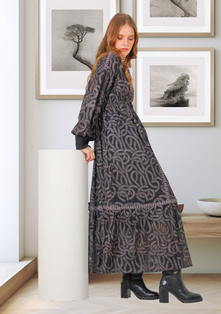 ibBan Women's Maxi Dress Hazal | Artisan | One Size