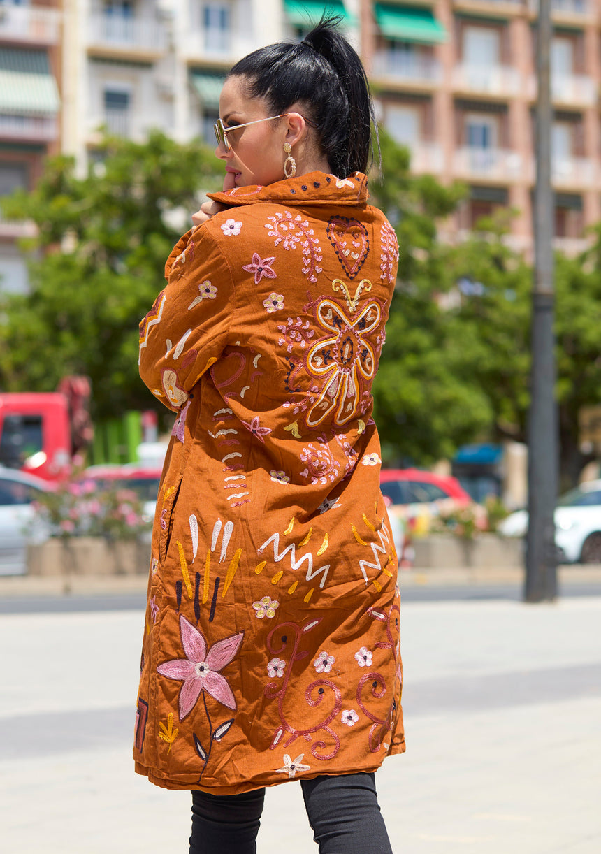 Lahia Long Coat (Camel)