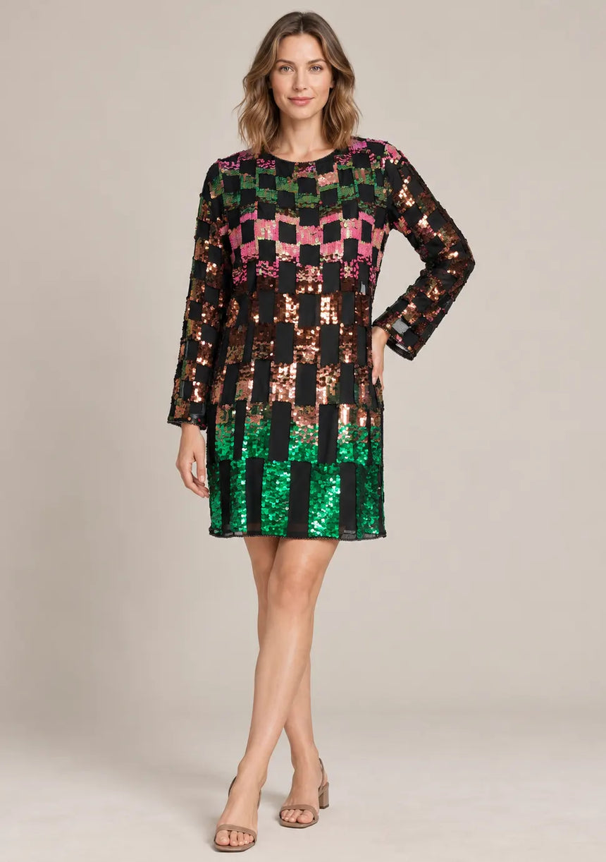 ibBan Women’s Net Long Jacket with Hand Embroidered - Gracie