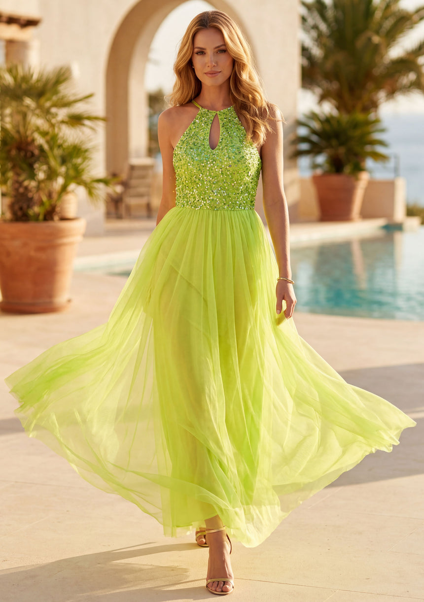 Maxivestido de algodón para mujer - Alvisha