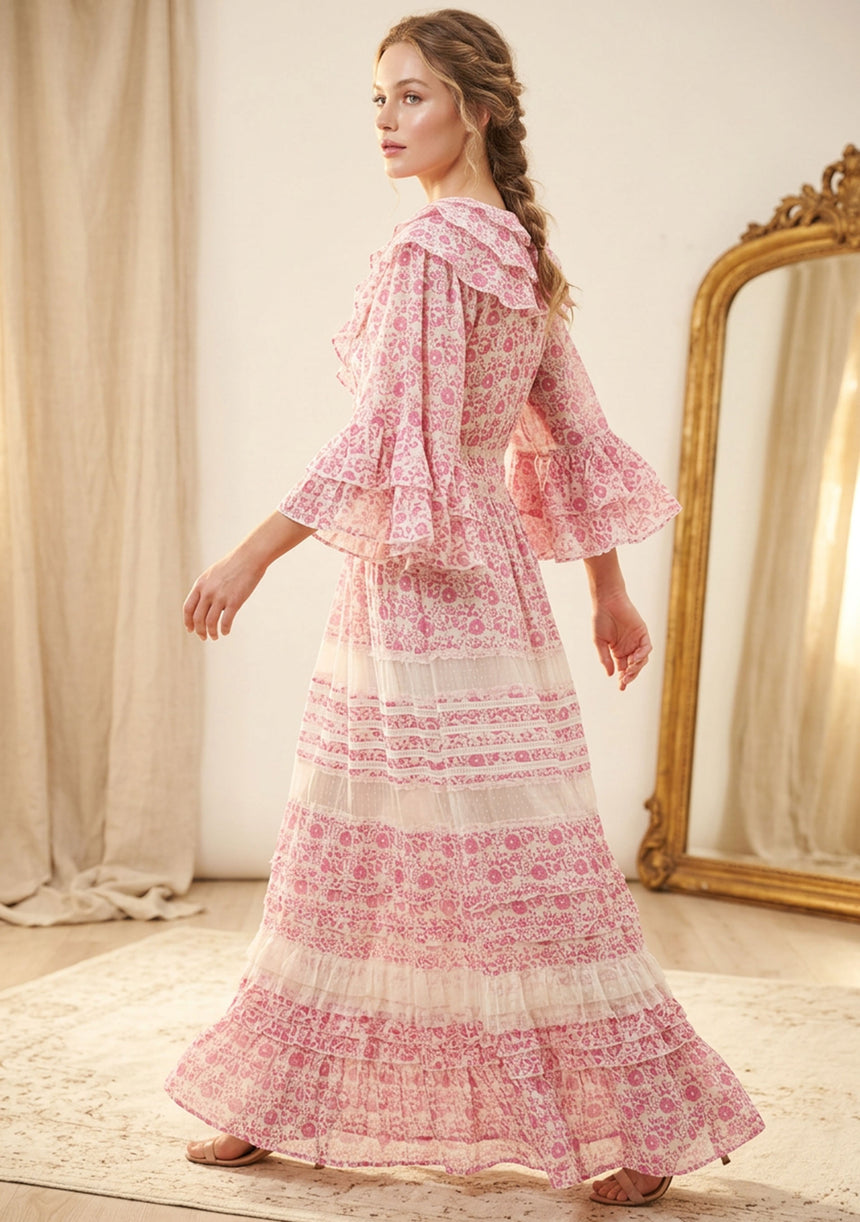 Maxivestido de algodón para mujer - Hema