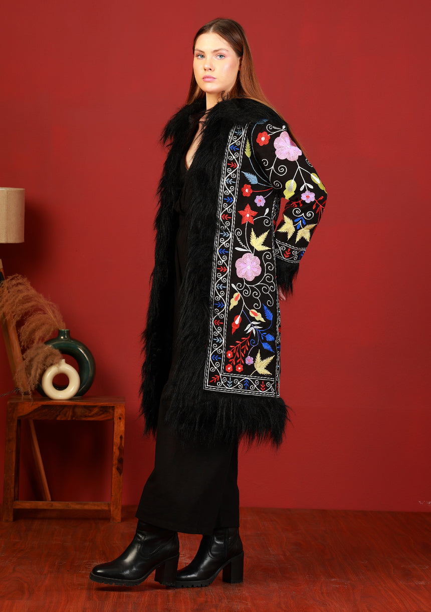Chaqueta bohemia para mujer pintada a mano - Moda