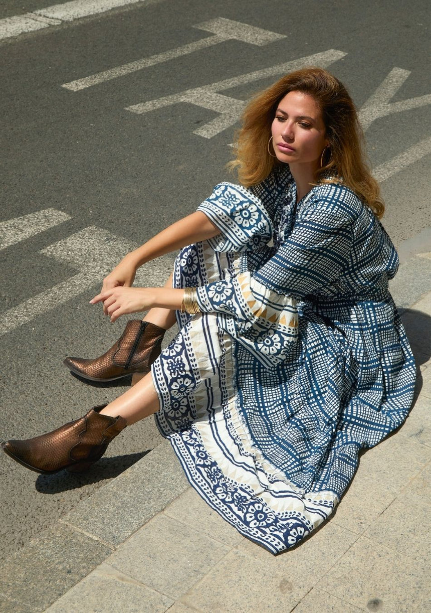 ibBan Women's Long Tunic Cheka | Artisan | One Size
