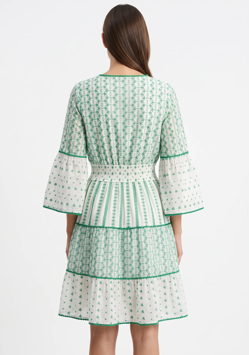 Robe courte femme ibBan Basima | Dentelle à paillettes | Occasion spéciale | Taille unique