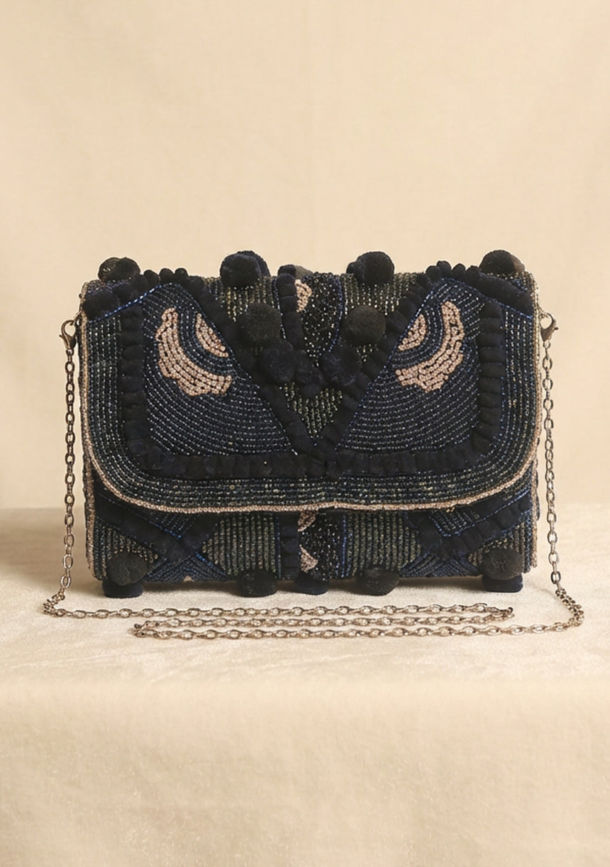 Bolso de lona bordado para mujer - Reina