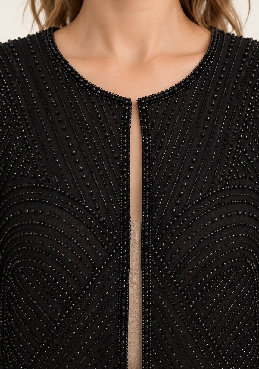 ibBan Women’s Beaded Jacket and Pant Set - Zarina