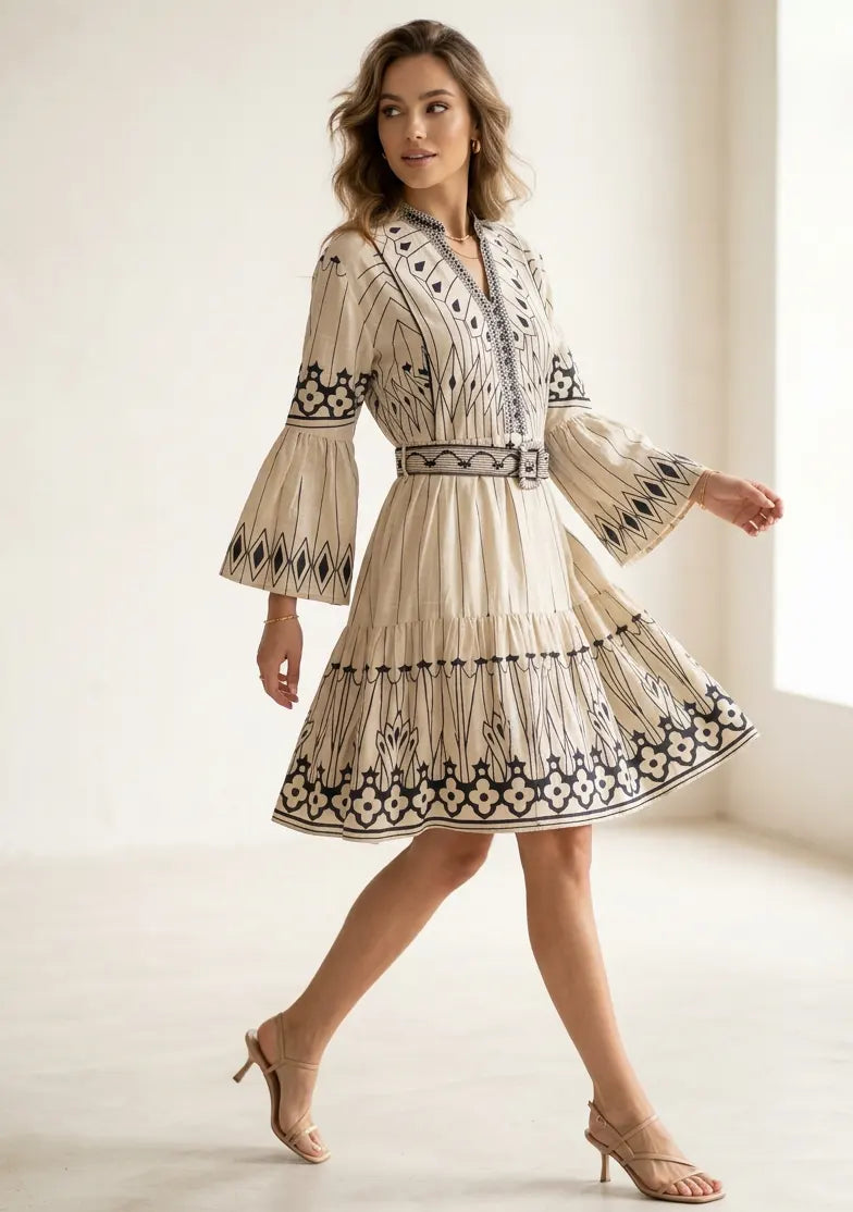 ibBan Hand Embroidered Short Tunic for Women - Meerab