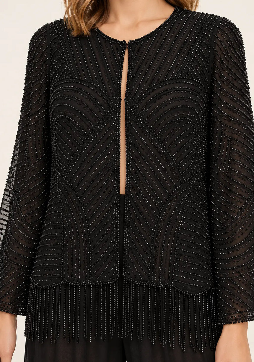 ibBan Women’s Beaded Jacket and Pant Set - Zarina