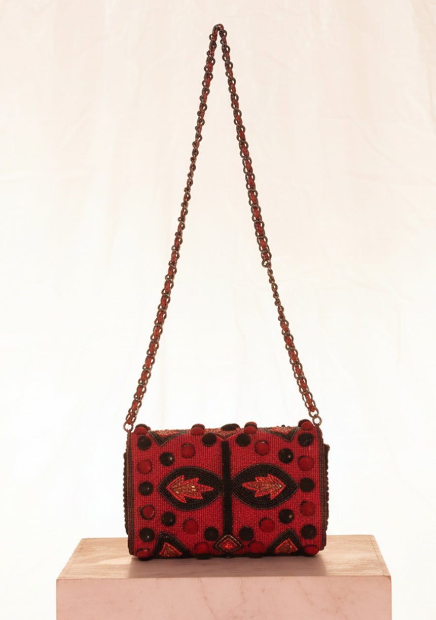 Bolso de lona bordado para mujer - Reina