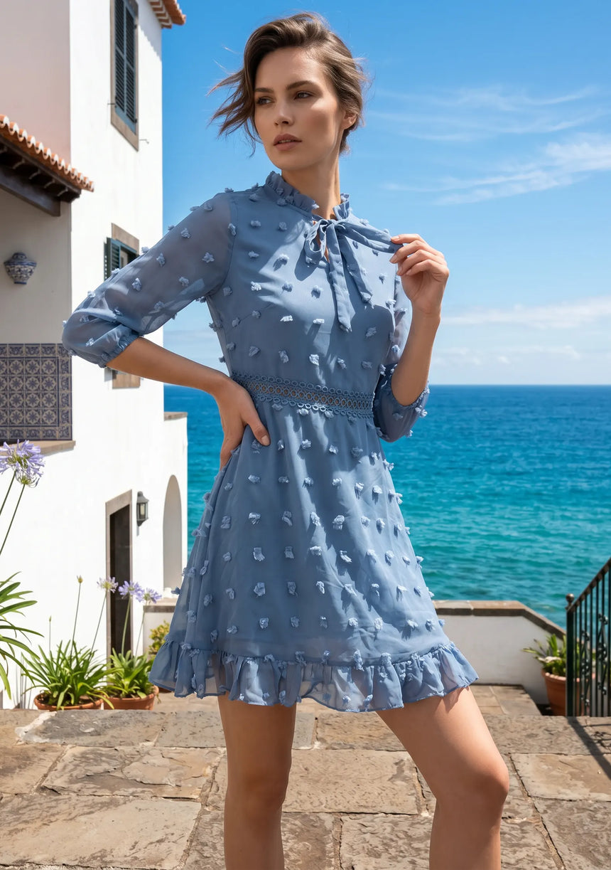 Women's Pink Summer Mini Dress | Lightweight Dress | ibBan-Cally