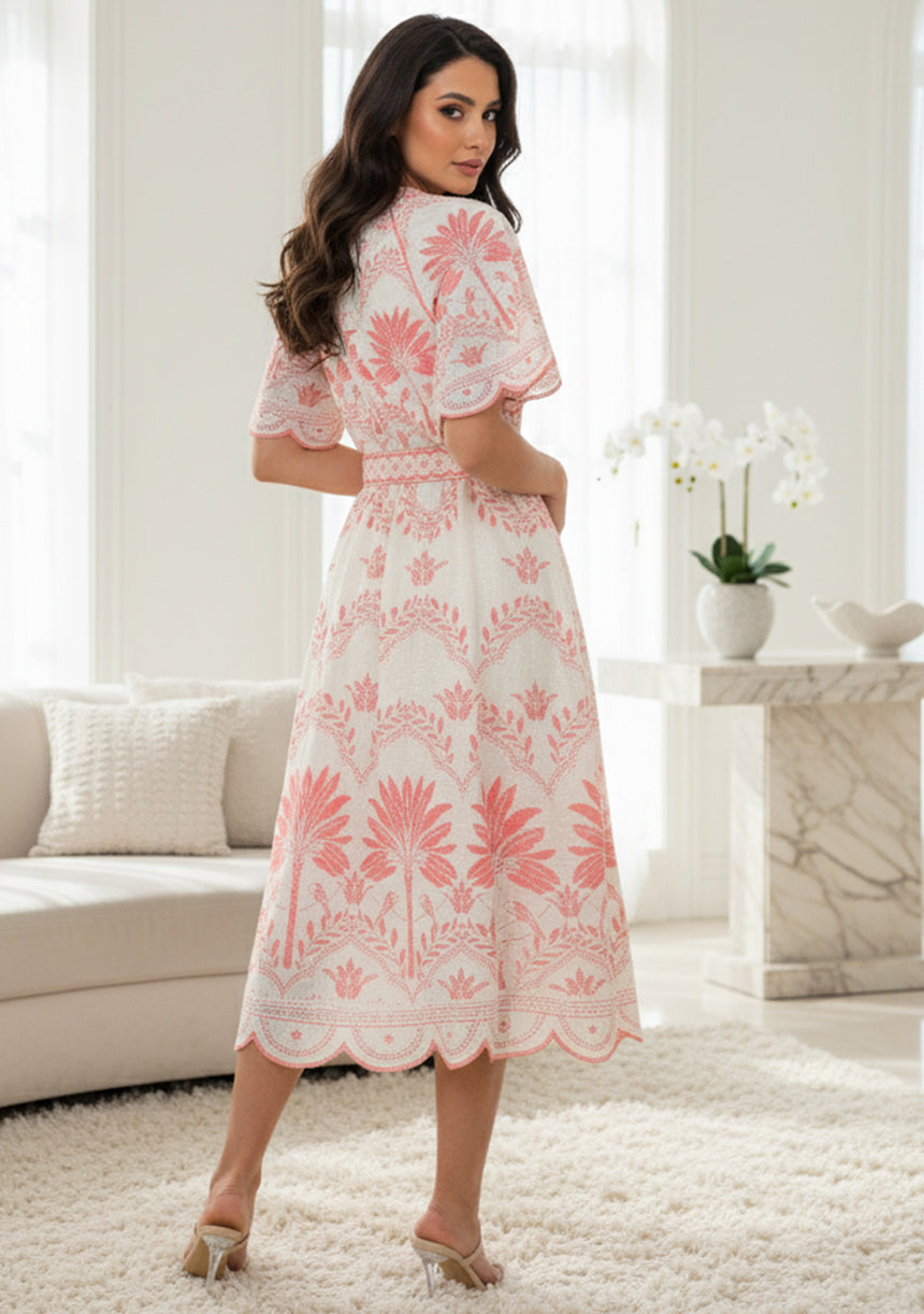 Vestido largo de algodón para mujer - Rifat