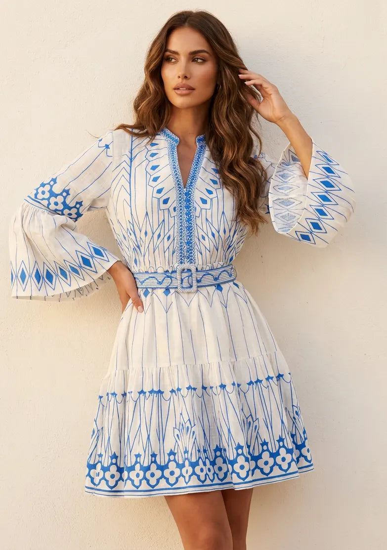 ibBan Hand Embroidered Short Tunic for Women - Meerab