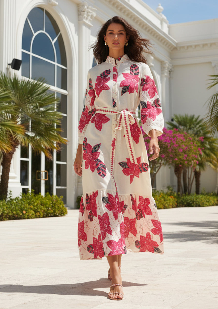 Maxivestido de algodón para mujer - Alma