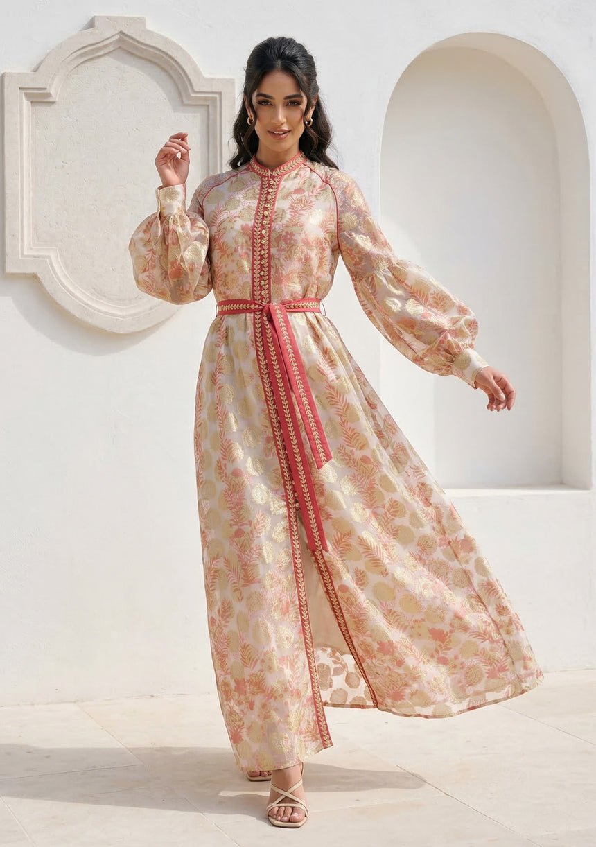 Vestido largo de algodón para mujer - Monifa
