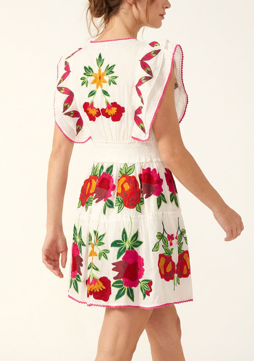Minivestido de algodón para mujer - Sara