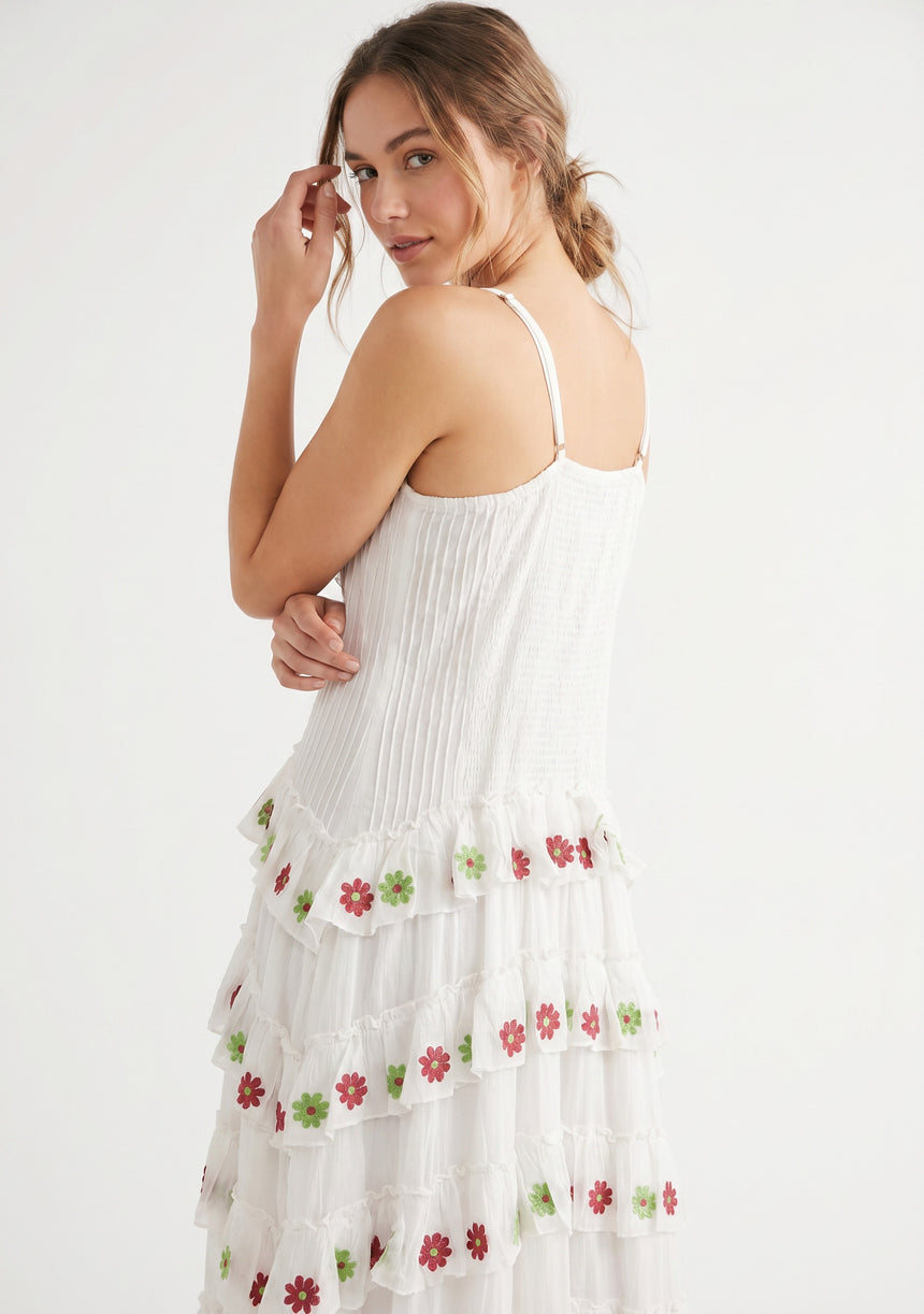 Women's Cotton Maxi Dress Square Neck - Gypsy