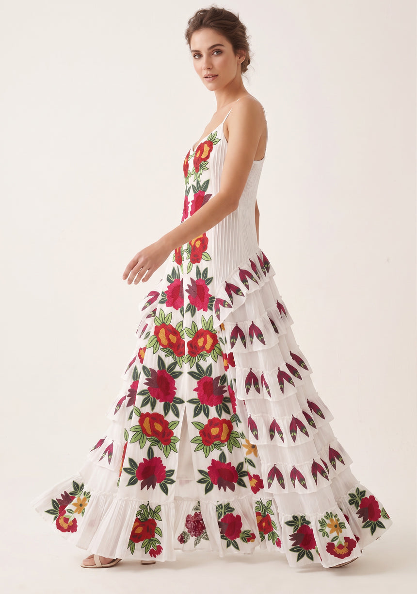 Women's Cotton Maxi Dress Square Neck - Gypsy