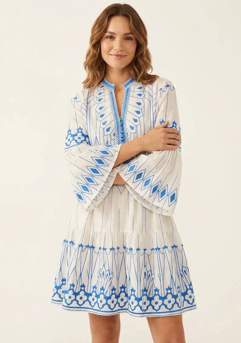 ibBan Hand Embroidered Short Tunic for Women - Meerab