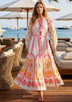 Maxivestido de algodón para mujer - Ashvi