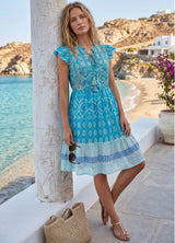 Minivestido de algodón para mujer - Yashvi