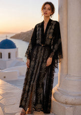 Vestido maxi de algodón para mujer - Aarna