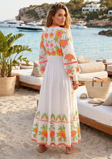 Maxivestido de algodón para mujer - Ashvi