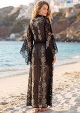 Vestido maxi de algodón para mujer - Aarna