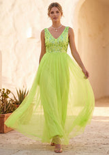 Women's Georgette Maxi Dress - Bridal