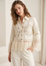 Chaqueta vaquera artesanal de mujer - Ishila