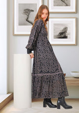 ibBan Vestido maxi de mujer Hazal | Artesanal | Talla única