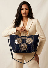 Bolso de Lona Bordado para Mujer - Layra