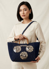 Bolso de Lona Bordado para Mujer - Layra