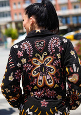 Women's Artisan Long Coat - Lahia