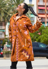 Lahia Long Coat (Camel)