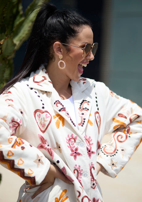 Lahia Long Coat (Cream)