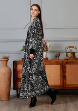 ibBan Vestido Largo Nuria para Mujer | Georgette | Artesanal | Talla Única