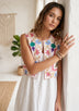Women's Outing wear Open Front Round Neck Gilet - Ziva