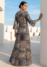 Boho Printed Cotton Long Dress for Women | ibBan Resort Collection - Rica