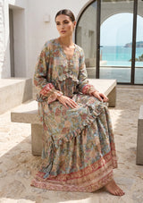 ibBan Premium Lurex Maxi Dress with Hand Embroidery | Luxury Boho -Baria