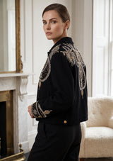 ibBan Luxury Hand Embroidered Women's Jacket - Esana Jacket