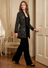 ibBan Women's Hand Embroidered Short Coat - Anum