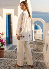 Premium Embroidered Cotton Tunic | Women's Designer Tunic by ibBan - Emet