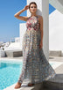 ibBan Lurex Cotton Printed Maxi Dress | Women's Resort & Summer Dress - Vasia