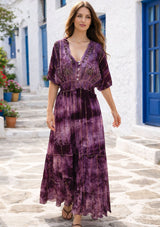 Maxivestido de algodón para mujer - Naysha