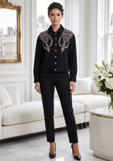 ibBan Luxury Hand Embroidered Women's Jacket - Esana Jacket