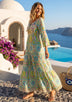 Long Printed Cotton Dress for Women | ibBan Summer Collection - Almia