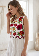 Women's Outing wear Open Front Round Neck Gilet - Gypsy